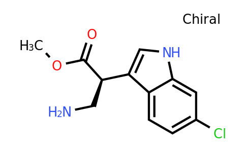 CAS 1289384-29-7 | (S)-Methyl 3-amino-2-(6-chloro-1H-indol-3-YL)propanoate