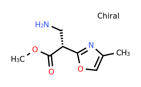 CAS 1289384-30-0 | (R)-Methyl 3-amino-2-(4-methyloxazol-2-YL)propanoate