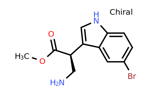 CAS 1289384-31-1 | (S)-Methyl 3-amino-2-(5-bromo-1H-indol-3-YL)propanoate
