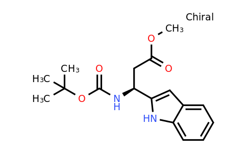 CAS 1289384-32-2 | (S)-Methyl 3-(tert-butoxycarbonylamino)-3-(1H-indol-2-YL)propanoate