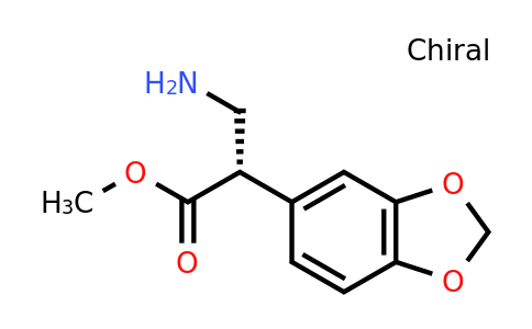 CAS 1289384-34-4 | (S)-Methyl 3-amino-2-(benzo[D][1,3]dioxol-5-YL)propanoate