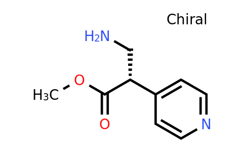 CAS 1289384-35-5 | (S)-Methyl 3-amino-2-(pyridin-4-YL)propanoate