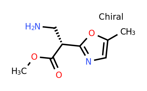 CAS 1289384-36-6 | (R)-Methyl 3-amino-2-(5-methyloxazol-2-YL)propanoate