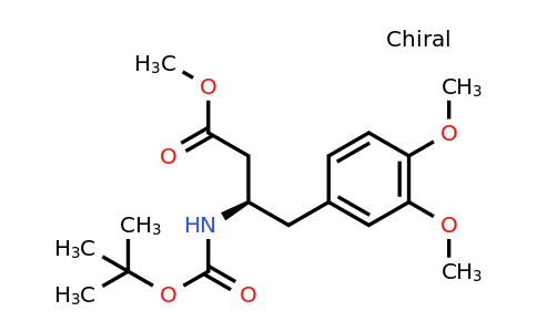 CAS 1289384-45-7 | (R)-Methyl 3-(tert-butoxycarbonylamino)-4-(3,4-dimethoxyphenyl)butanoate