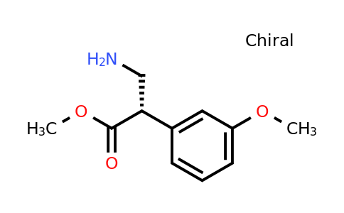 CAS 1289384-47-9 | (S)-Methyl 3-amino-2-(3-methoxyphenyl)propanoate