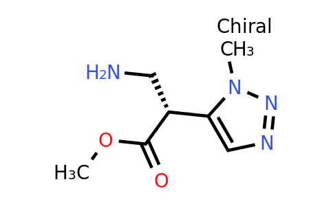 CAS 1289384-49-1 | (R)-Methyl 3-amino-2-(1-methyl-1H-1,2,3-triazol-5-YL)propanoate