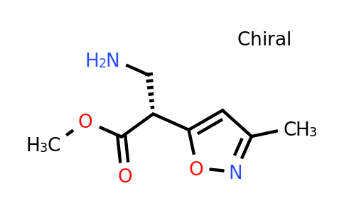 CAS 1289384-51-5 | (R)-Methyl 3-amino-2-(3-methylisoxazol-5-YL)propanoate