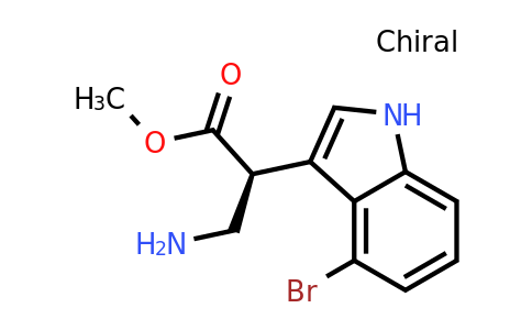 CAS 1289384-55-9 | (S)-Methyl 3-amino-2-(4-bromo-1H-indol-3-YL)propanoate