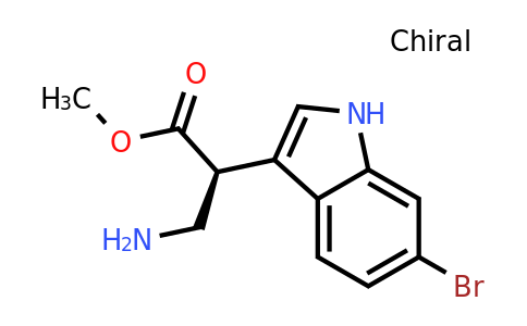 CAS 1289384-57-1 | (S)-Methyl 3-amino-2-(6-bromo-1H-indol-3-YL)propanoate