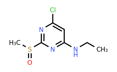 CAS 1289385-39-2 | 6-Chloro-N-ethyl-2-(methylsulfinyl)pyrimidin-4-amine