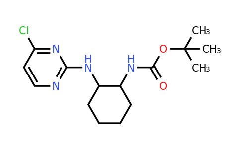 CAS 1289385-53-0 | tert-Butyl (2-((4-chloropyrimidin-2-yl)amino)cyclohexyl)carbamate