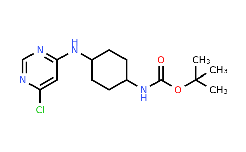 CAS 1289385-69-8 | tert-Butyl (4-((6-chloropyrimidin-4-yl)amino)cyclohexyl)carbamate