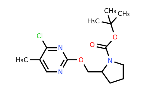 CAS 1289385-82-5 | tert-Butyl 2-(((4-chloro-5-methylpyrimidin-2-yl)oxy)methyl)pyrrolidine-1-carboxylate