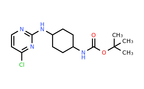 CAS 1289385-84-7 | tert-Butyl (4-((4-chloropyrimidin-2-yl)amino)cyclohexyl)carbamate