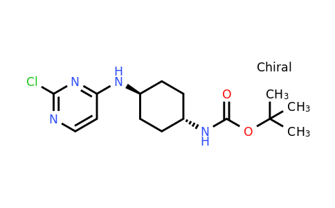 CAS 1289386-80-6 | tert-Butyl (trans-4-((2-chloropyrimidin-4-yl)amino)cyclohexyl)carbamate