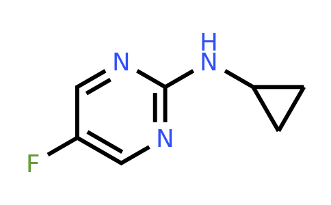 CAS 1289387-32-1 | N-Cyclopropyl-5-fluoropyrimidin-2-amine