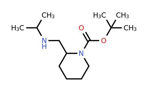 CAS 1289387-82-1 | tert-Butyl 2-((isopropylamino)methyl)piperidine-1-carboxylate