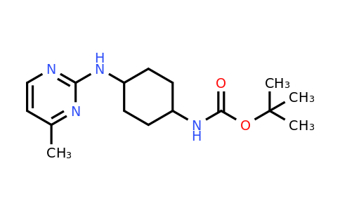 CAS 1289388-33-5 | tert-Butyl (4-((4-methylpyrimidin-2-yl)amino)cyclohexyl)carbamate