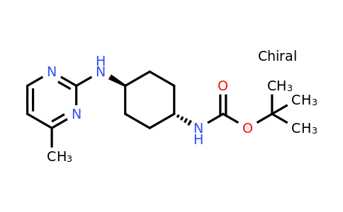 CAS 1289388-52-8 | tert-Butyl (trans-4-((4-methylpyrimidin-2-yl)amino)cyclohexyl)carbamate