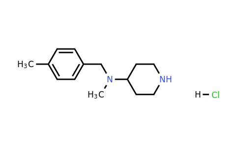 CAS 1289388-64-2 | N-Methyl-N-(4-methylbenzyl)piperidin-4-amine hydrochloride