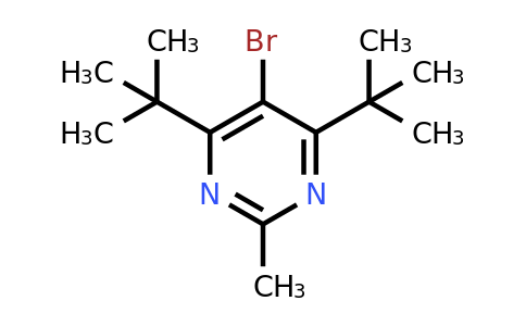 CAS 128939-66-2 | 5-Bromo-4,6-di-tert-Butyl-2-methylpyrimidine