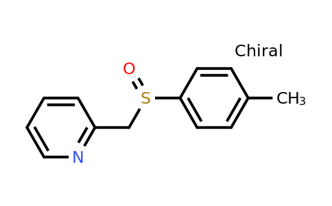 CAS 128949-52-0 | (R)-2-((p-Tolylsulfinyl)methyl)pyridine