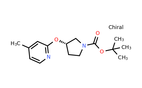 CAS 1289585-04-1 | (S)-tert-Butyl 3-((4-methylpyridin-2-yl)oxy)pyrrolidine-1-carboxylate