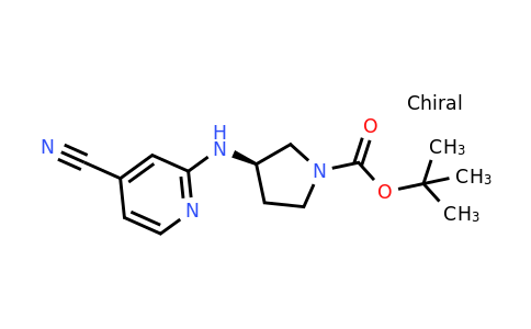 CAS 1289585-13-2 | (R)-tert-Butyl 3-((4-cyanopyridin-2-yl)amino)pyrrolidine-1-carboxylate