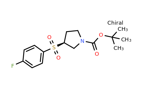 CAS 1289585-25-6 | (S)-tert-Butyl 3-((4-fluorophenyl)sulfonyl)pyrrolidine-1-carboxylate