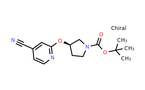 CAS 1289585-40-5 | (R)-tert-Butyl 3-((4-cyanopyridin-2-yl)oxy)pyrrolidine-1-carboxylate