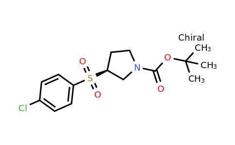 CAS 1289585-46-1 | (S)-tert-Butyl 3-((4-chlorophenyl)sulfonyl)pyrrolidine-1-carboxylate