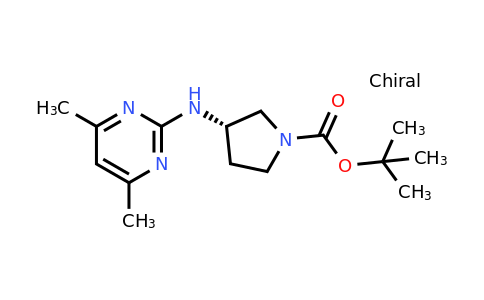 CAS 1289585-51-8 | (S)-tert-Butyl 3-((4,6-dimethylpyrimidin-2-yl)amino)pyrrolidine-1-carboxylate