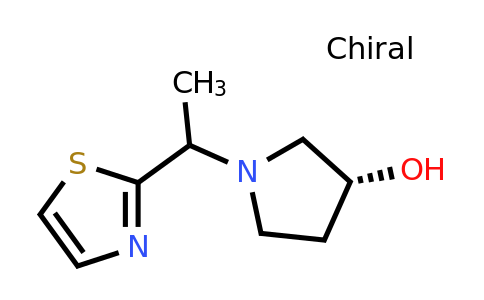 CAS 1289689-30-0 | (3R)-1-(1-(Thiazol-2-yl)ethyl)pyrrolidin-3-ol