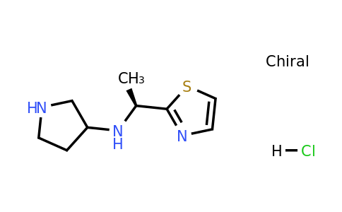 CAS 1289689-34-4 | N-((S)-1-(Thiazol-2-yl)ethyl)pyrrolidin-3-amine hydrochloride