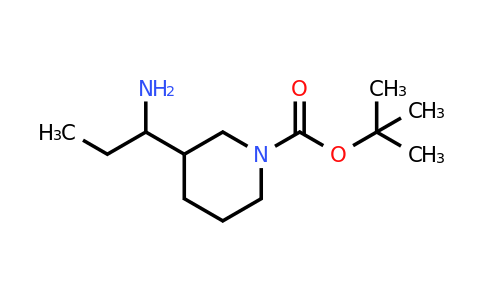 CAS 1290046-61-5 | tert-Butyl 3-(1-aminopropyl)piperidine-1-carboxylate