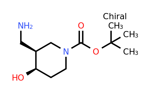 CAS 1290191-68-2 | tert-butyl (3S,4R)-3-(aminomethyl)-4-hydroxy-piperidine-1-carboxylate