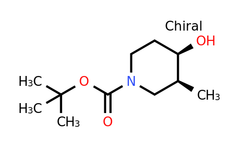 CAS 1290191-83-1 | tert-butyl (3S,4R)-4-hydroxy-3-methyl-piperidine-1-carboxylate