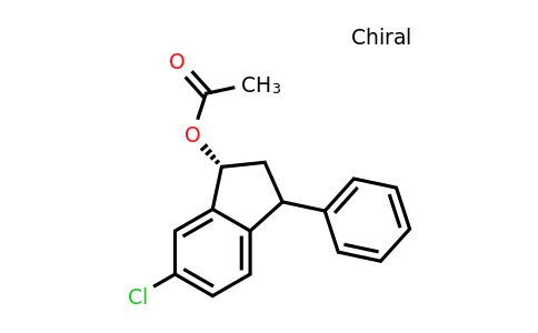 CAS 1290205-03-6 | (1R)-6-Chloro-3-phenyl-2,3-dihydro-1H-inden-1-yl acetate
