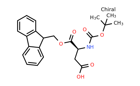 CAS 129046-87-3 | (S)-4-((9H-Fluoren-9-yl)methoxy)-3-((tert-butoxycarbonyl)amino)-4-oxobutanoic acid