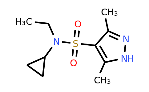 CAS 1290685-35-6 | N-Cyclopropyl-N-ethyl-3,5-dimethyl-1H-pyrazole-4-sulfonamide