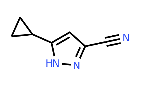 CAS 1290696-95-5 | 5-cyclopropyl-1H-pyrazole-3-carbonitrile