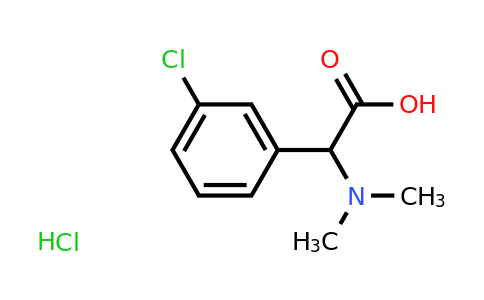 CAS 1291351-81-9 | 2-(3-Chlorophenyl)-2-(dimethylamino)acetic acid hydrochloride