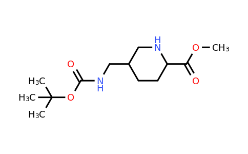 CAS 1291351-83-1 | methyl 5-({[(tert-butoxy)carbonyl]amino}methyl)piperidine-2-carboxylate