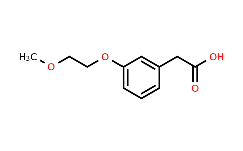 CAS 1291450-87-7 | 2-[3-(2-methoxyethoxy)phenyl]acetic acid