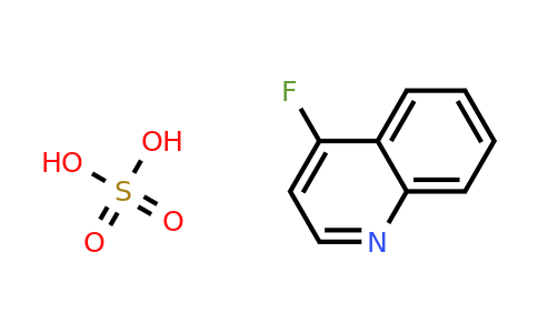 CAS 1291487-30-3 | 4-Fluoroquinoline sulfate