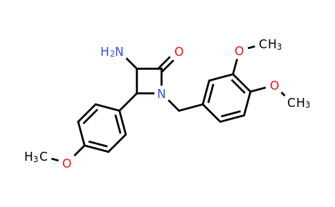 CAS 1291488-26-0 | 3-Amino-1-(3,4-dimethoxybenzyl)-4-(4-methoxyphenyl)azetidin-2-one