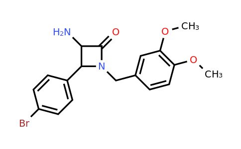 CAS 1291488-44-2 | 3-Amino-4-(4-bromophenyl)-1-(3,4-dimethoxybenzyl)azetidin-2-one