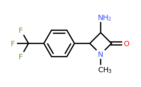 CAS 1291488-85-1 | 3-Amino-1-methyl-4-(4-(trifluoromethyl)phenyl)azetidin-2-one