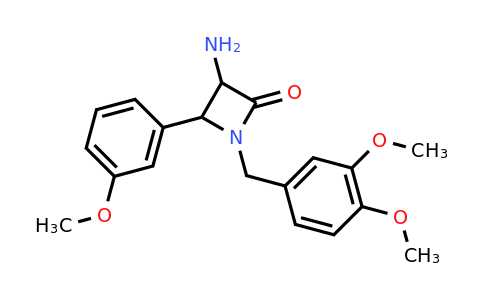 CAS 1291489-02-5 | 3-Amino-1-(3,4-dimethoxybenzyl)-4-(3-methoxyphenyl)azetidin-2-one