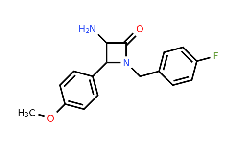 CAS 1291489-35-4 | 3-Amino-1-(4-fluorobenzyl)-4-(4-methoxyphenyl)azetidin-2-one